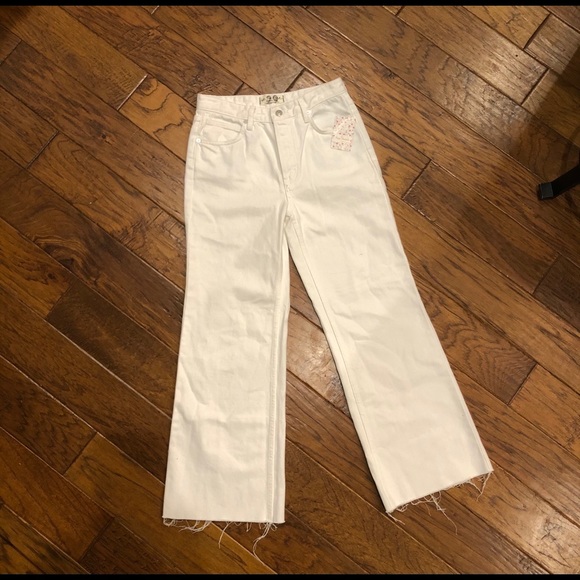 NEW 29 Free People High Rise straight flare jeans - Picture 4 of 16